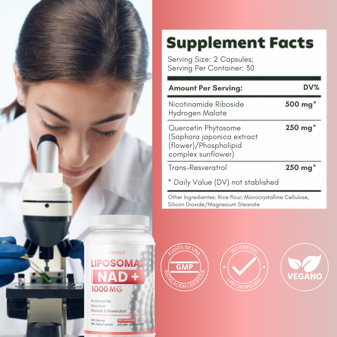 NeverAge LIPOSOMAL NAD+ 🇺🇸 ✅ (120)