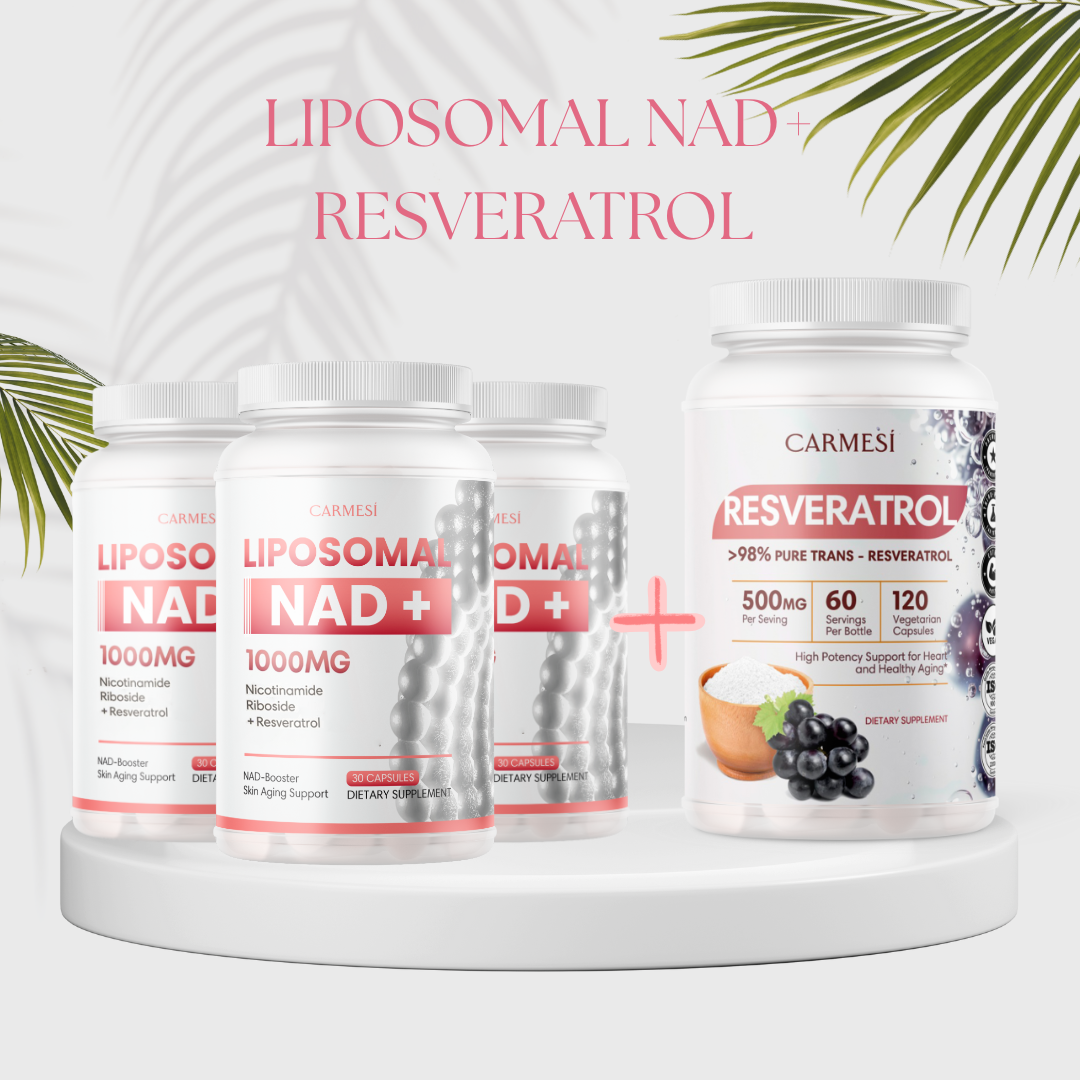 KIT REJUVENECEDOR - LIPOSOMAL NAD + RESVERATROL