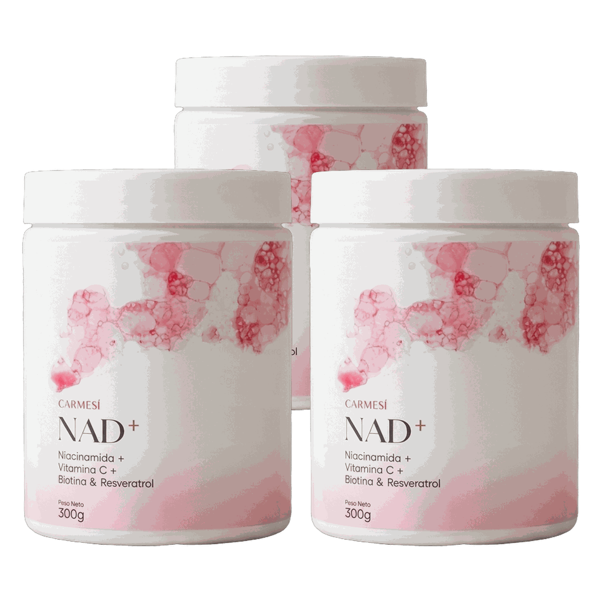 NAD+ Bebida™ Niacinamida + Vitamina C + Biotina + Resveratrol + Colágeno 300g