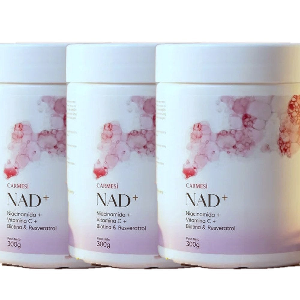 NAD+ Bebida™ Niacinamida + Vitamina C + Biotina + Resveratrol + Colágeno 300g