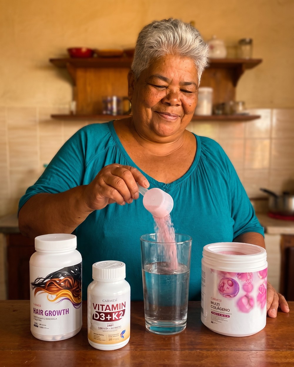 Foto de clienta