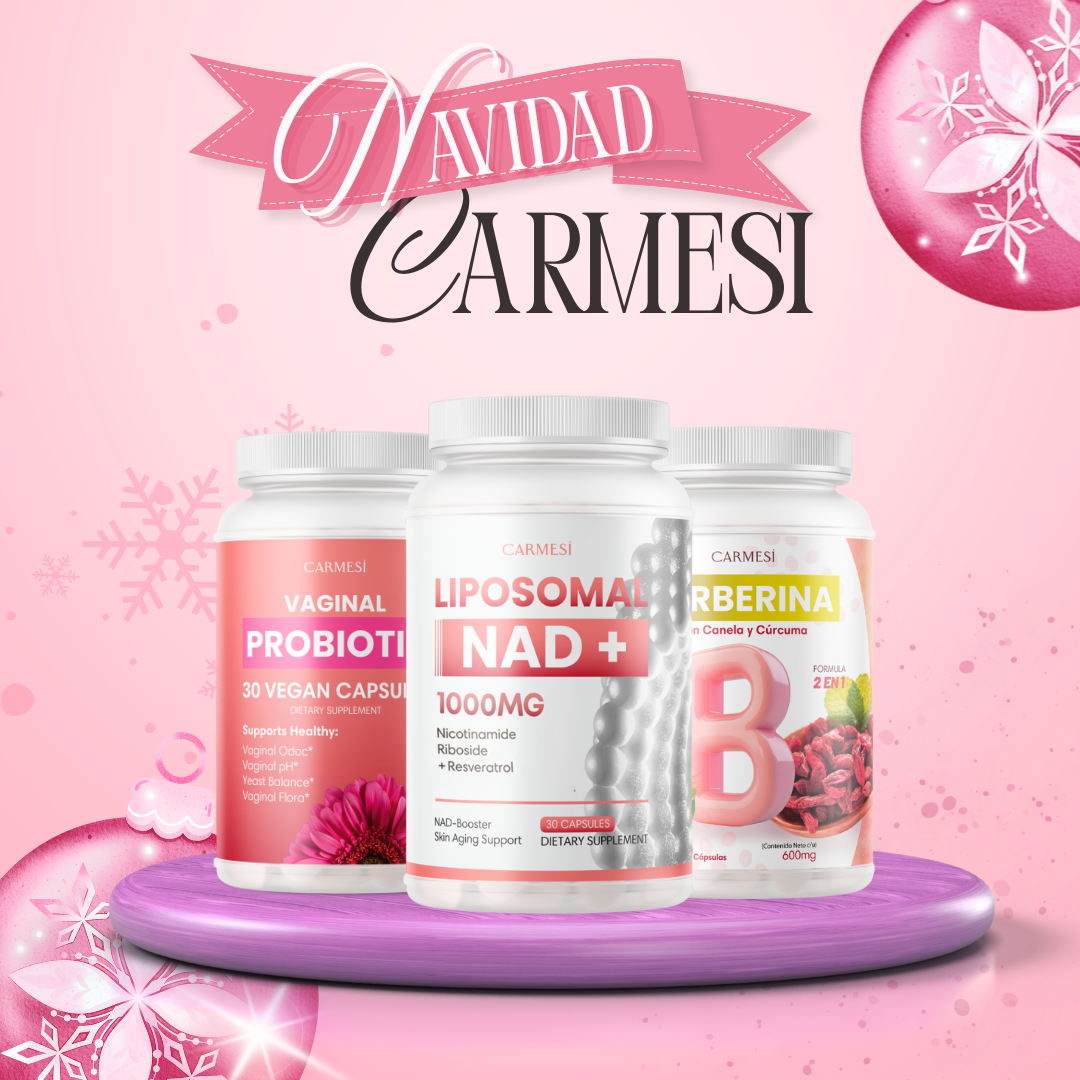 Kit Renuevate Carmesi - Liposomal Nad+ Berberina + Provaginal