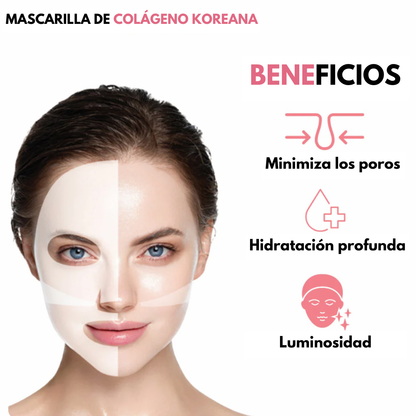 Mascarilla BioGlow™ Korean - Carmesí