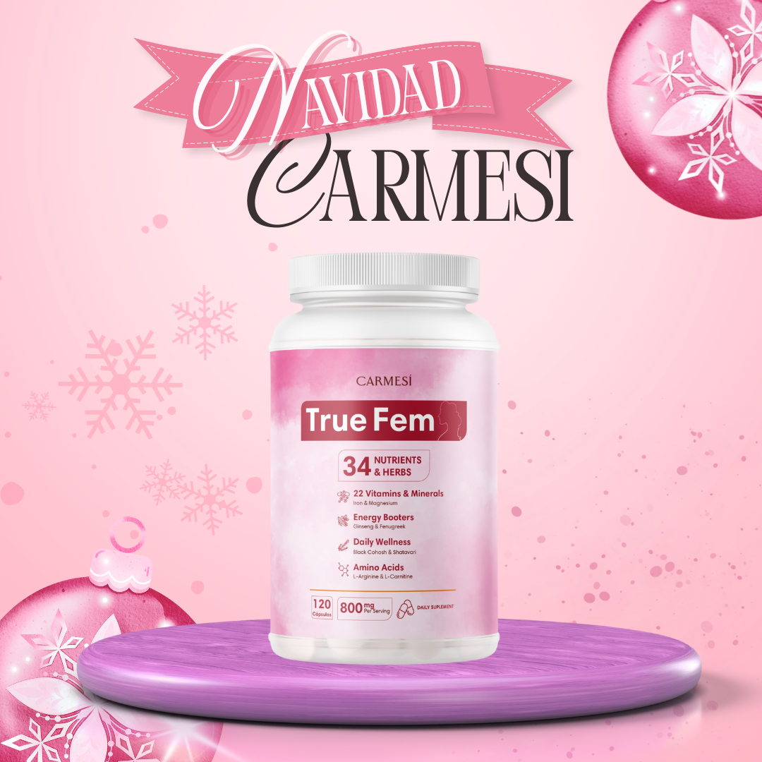 TrueFem Balance – Cápsulas para el Equilibrio Hormonal y Bienestar Femenino (120 Cápsulas)