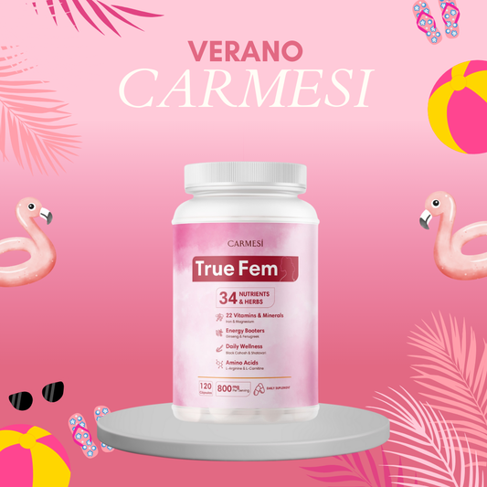 TrueFem Balance – Cápsulas para el Equilibrio Hormonal y Bienestar Femenino (120 Cápsulas)