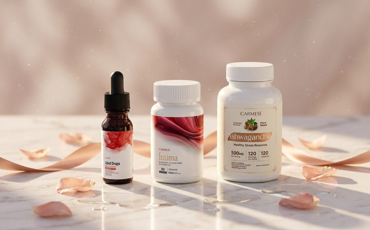 Combo Vitalidad Íntima · Libid Drops + Íntima + Ashwagandha