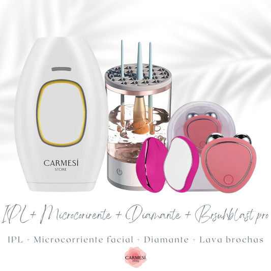 IPL + DIAMANTE + MICROCORRIENTE + BRUSHBLAST PRO