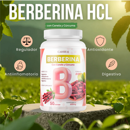 Berberina - Con Canela y Cúrcuma - Carmesí