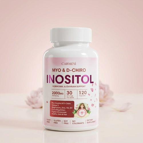 Inositol Myo & D-Chiro 2000mg — Equilibrio Hormonal y Bienestar Femenino 120 Cápsulas