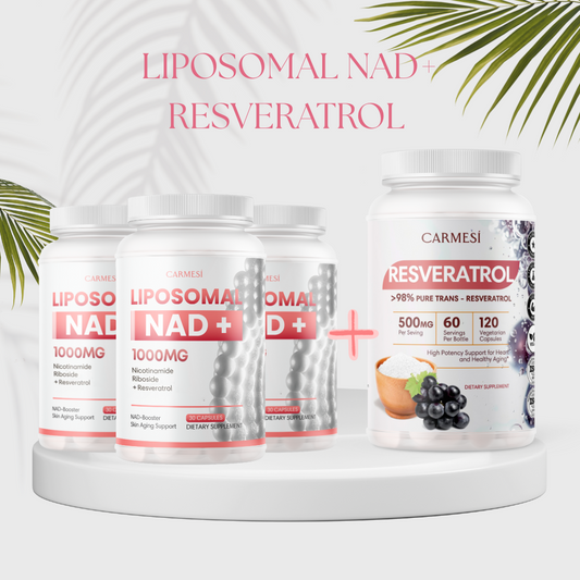 KIT REJUVENECEDOR - LIPOSOMAL NAD + RESVERATROL