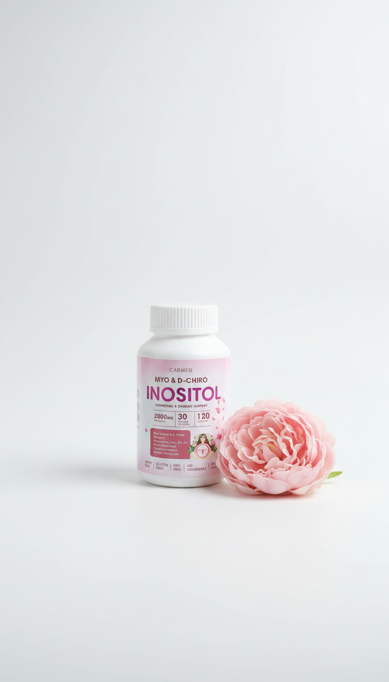 Inositol Myo & D-Chiro 2000mg — Soporte de Fertilidad y Equilibrio Hormonal 120 Cápsulas