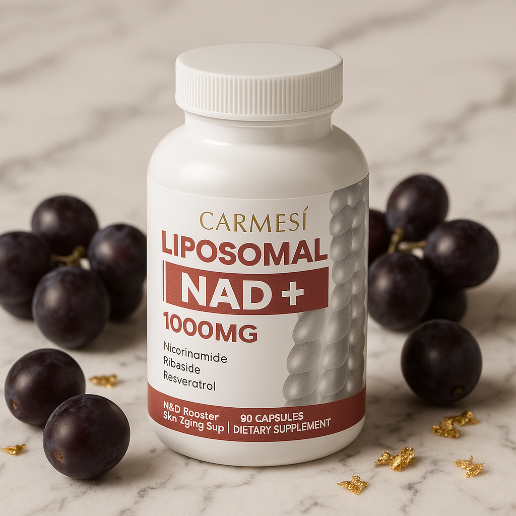 NeverAge NAD+ Liposomal Carmesi