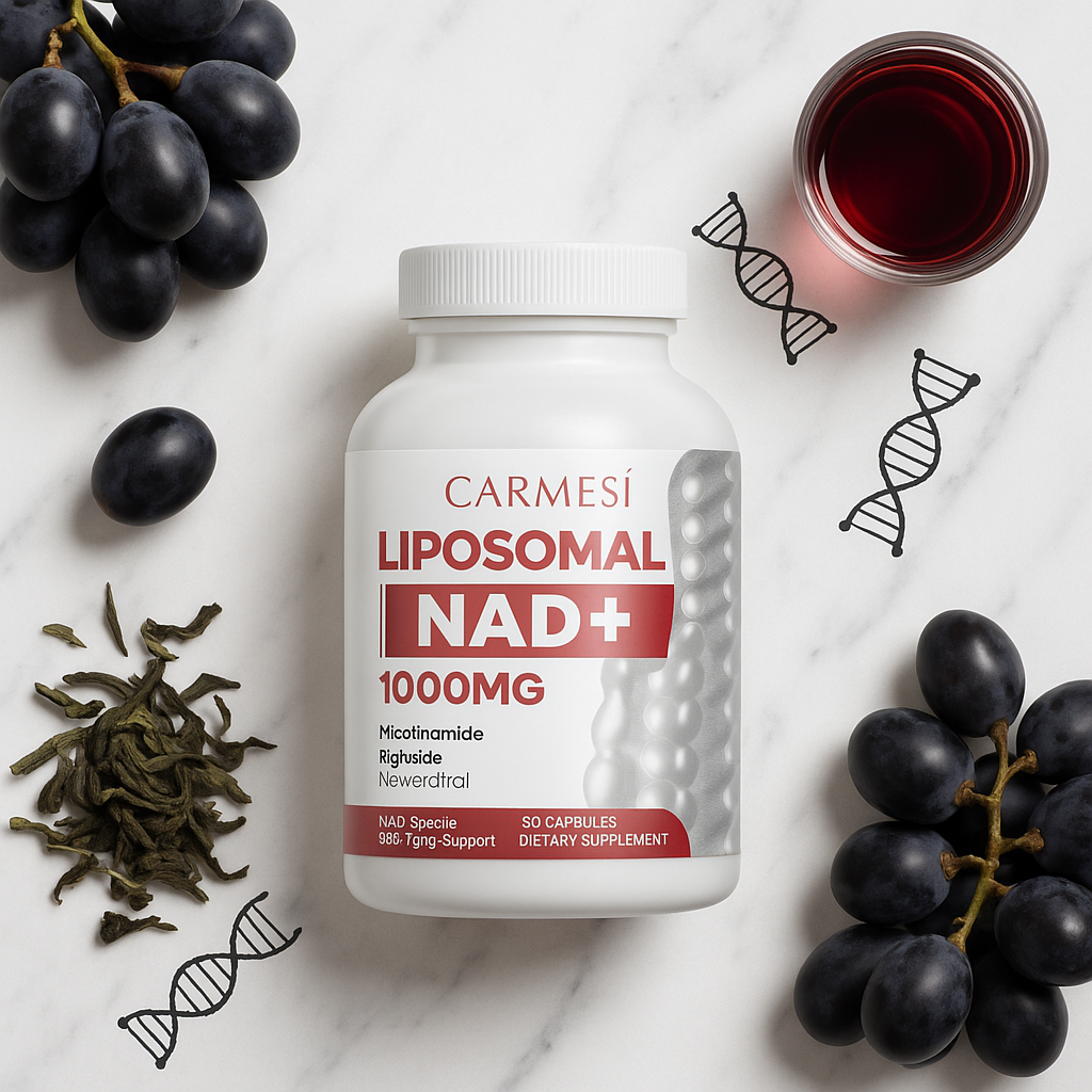 NeverAge NAD+ Liposomal Carmesi