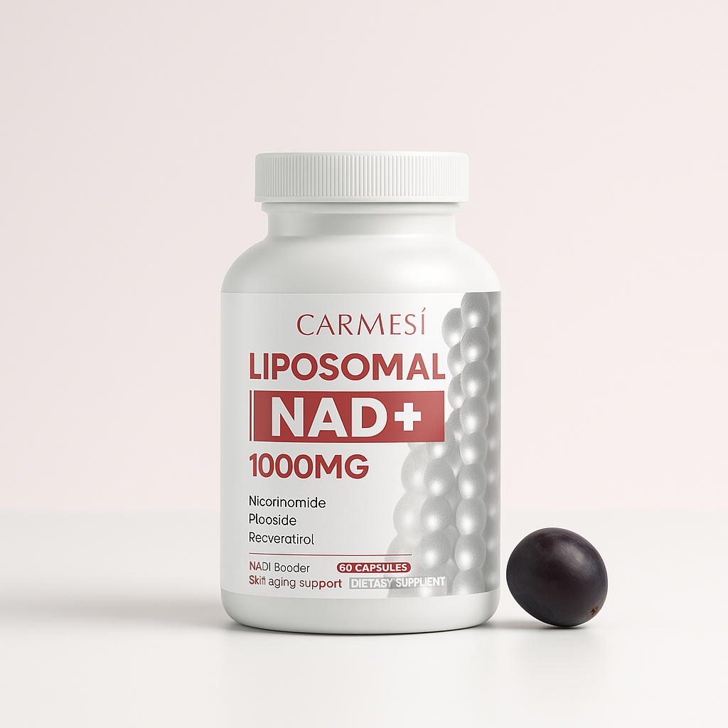 NeverAge NAD+ Liposomal Carmesi