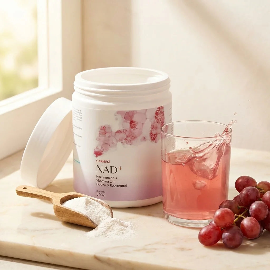 NAD+ Bebida preparada en vaso