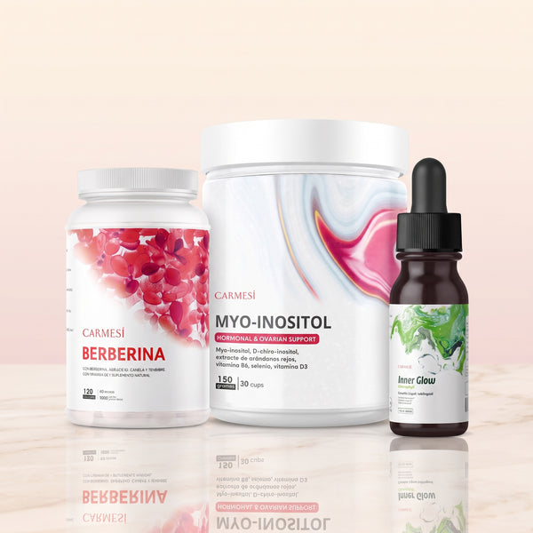 Pack Trío Ligera — Berberina + Inositol + Inner Glow