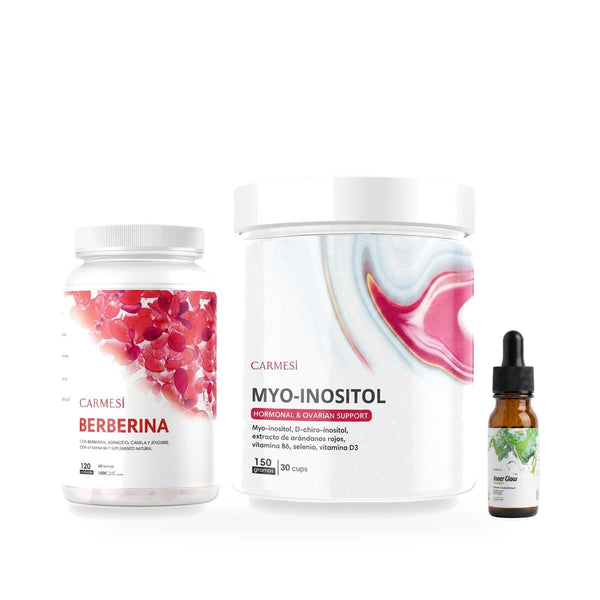 Pack Trío Ligera — Berberina + Inositol + Inner Glow