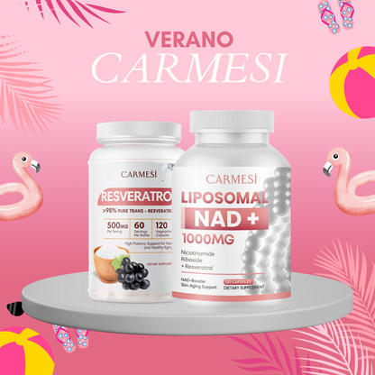 KIT REJUVENECEDOR - LIPOSOMAL NAD + RESVERATROL