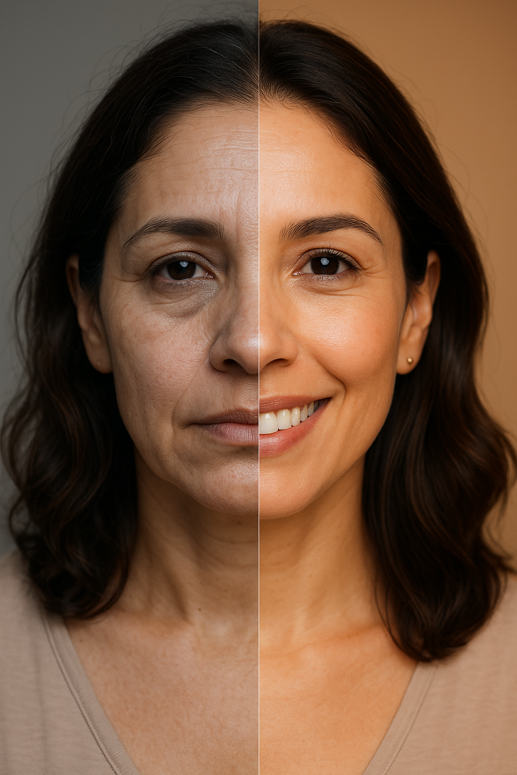 Antes y después rejuvenecimiento