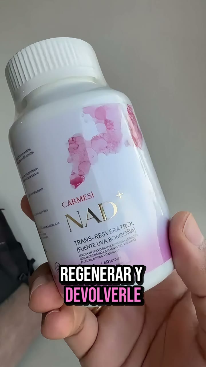 NAD+ trans-resveratrol · fuente uva Borgoña