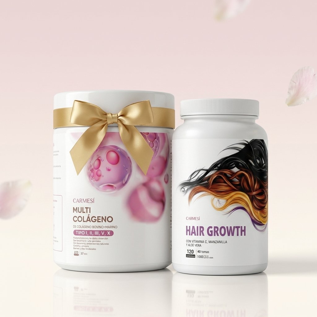 Piel firme y cabello fuerte, desde adentro