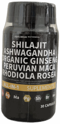 EquilibrumResin™ · Shilajit + Ashwagandha